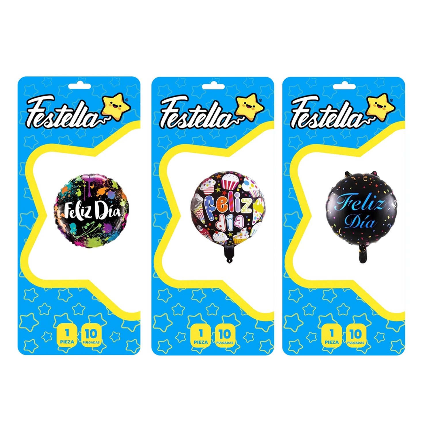 GLOBO FELIZ DIA 10" (PQTX25)