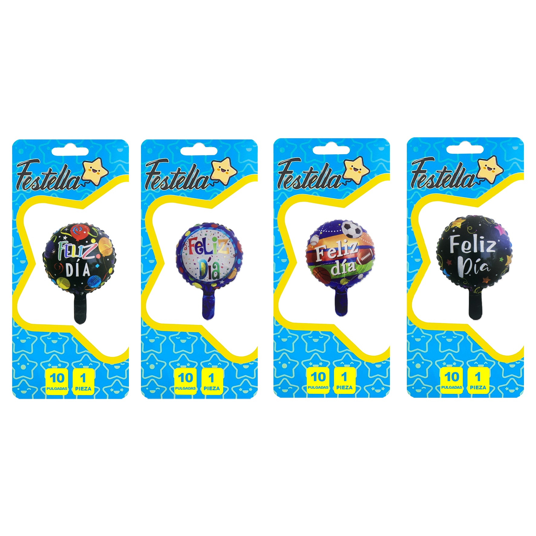 GLOBO FELIZ DIA 10" (PQTX25)