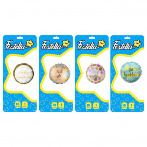 GLOBO FELIZ CUMPLEAÑOS 10" (PQTX25)