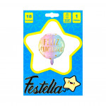 GLOBO FELIZ CUMPLEAÑOS 18"(PQTX25)