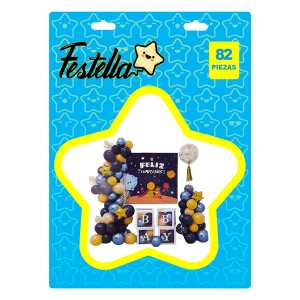 KIT GLOBO ORGANIC FELIZ CUMPLEAÑOS X82