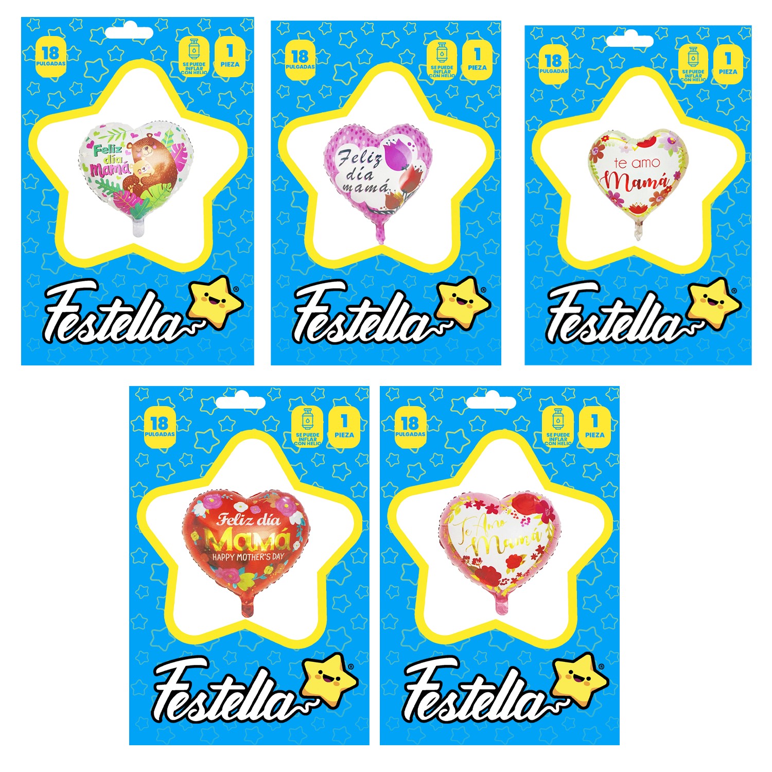 GLOBO FELIZ DIA MAMA 18":