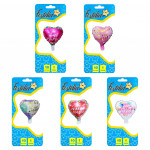 GLOBO CORAZON TE AMO MAMA 10"(PQTX25):