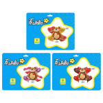 KIT GLOBO OSO Y CORAZONES X5 .(PQTX12):