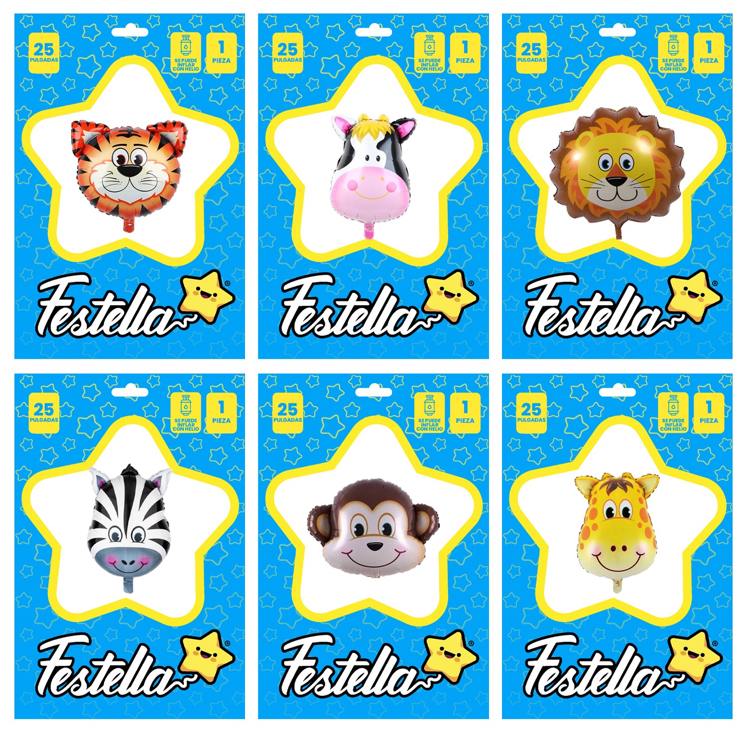 GLOBO ANIMALES 25"(PQTX25)