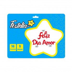 GLOBO FELIZ DIA AMOR ROJO X3.(PQTX12):