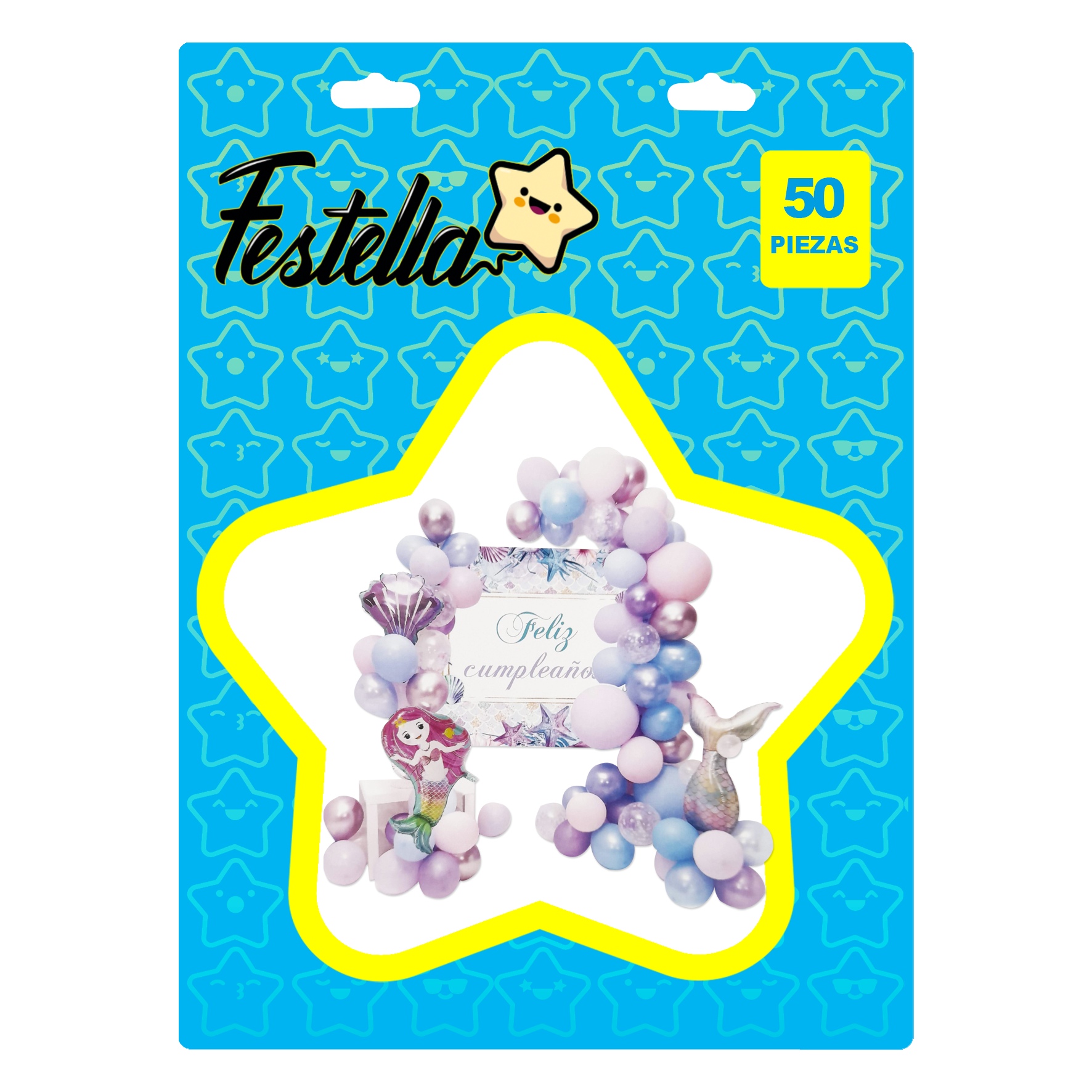 KIT DE GLOBOS SIRENA X50