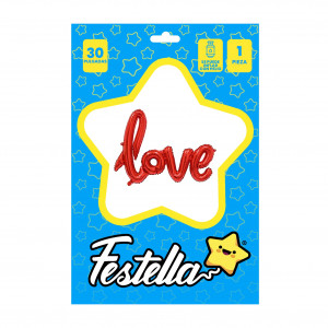 GLOBO LOVE ROJO 30"(PQTX25)