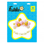 KIT DE GLOBOS FELIZ CUMPLEAÑOS X30