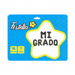 GLOBO MI GRADO 16"X7 NEGRO(PQTX12)