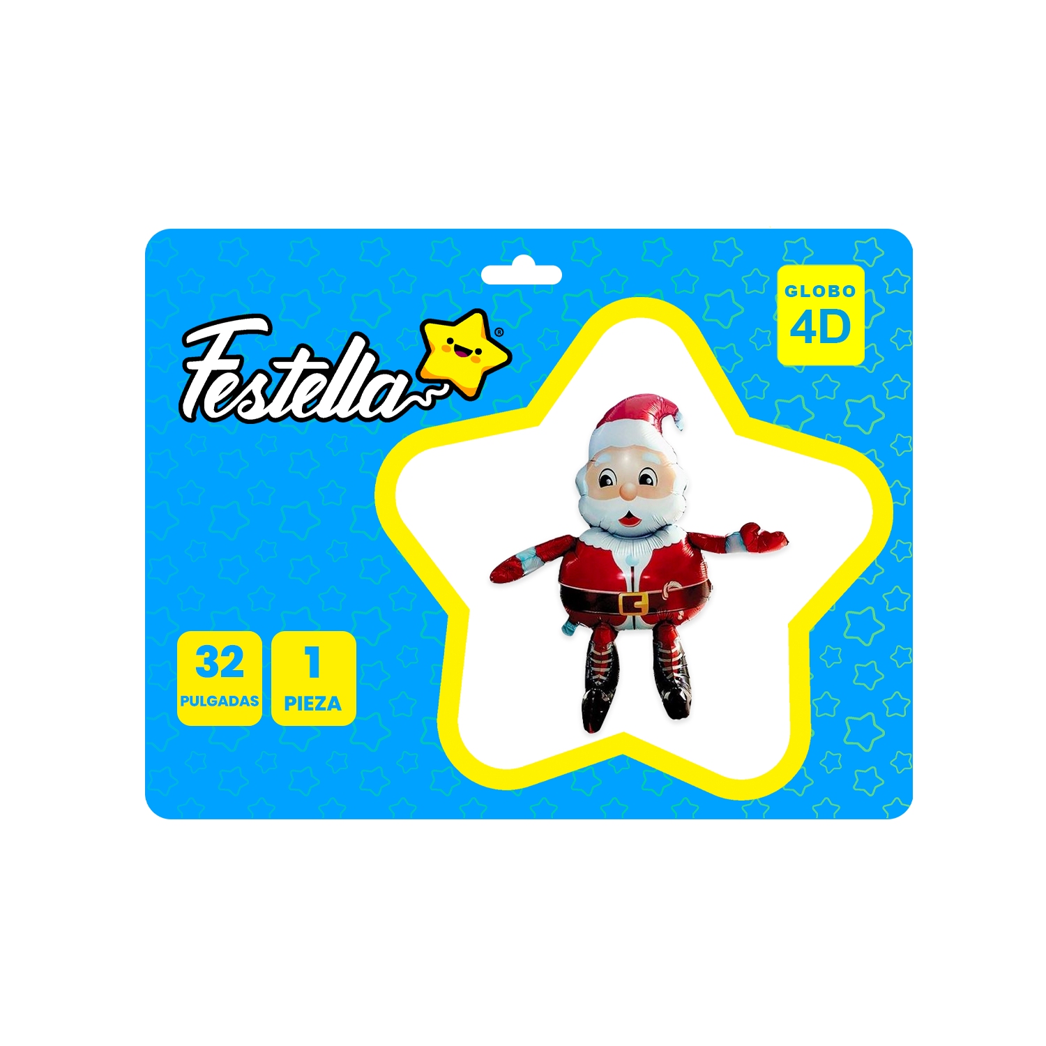 GLOBO NAVIDEÑO PAPA NOEL 32"