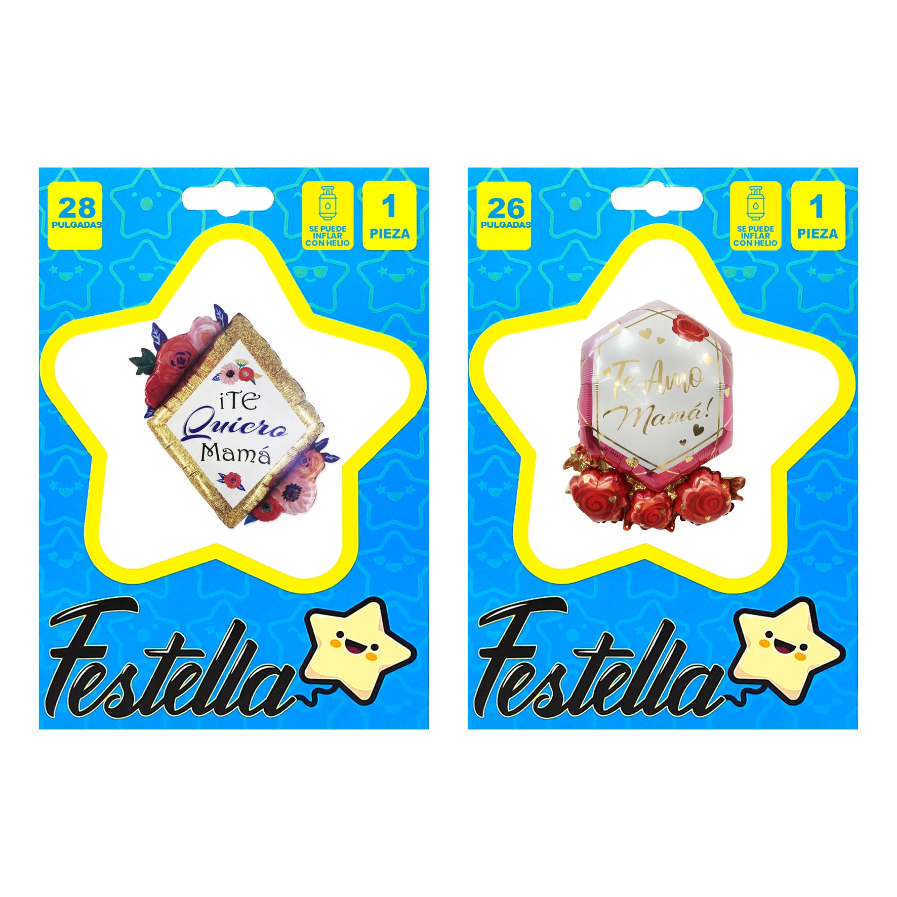 GLOBO TE AMO MAMA 26" Y 28"(PQTX25)