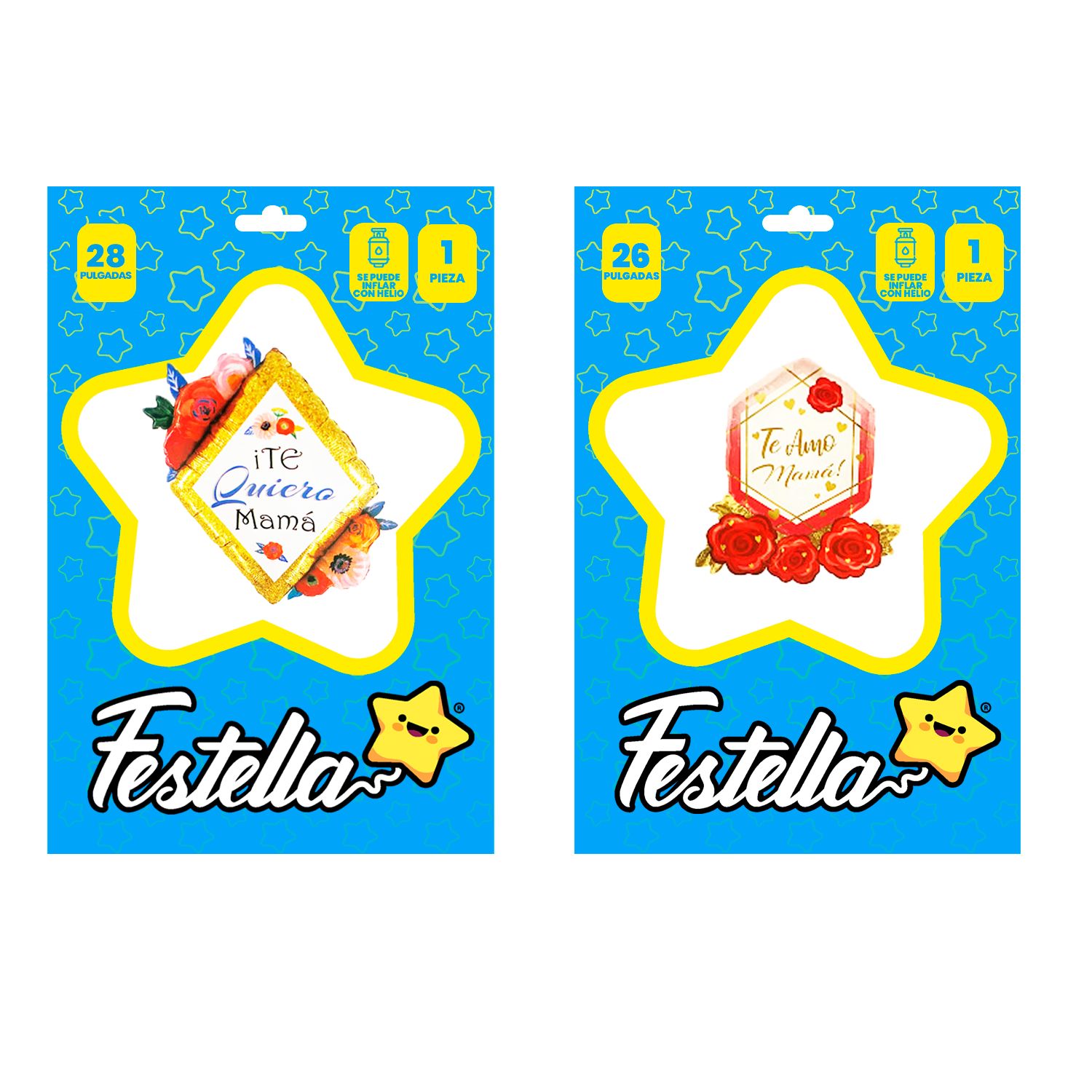 GLOBO TE AMO MAMA 26" Y 28"(PQTX25)