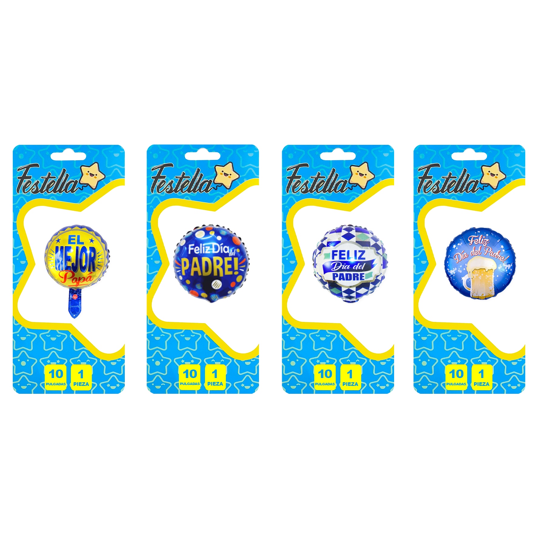 GLOBO FELIZ DIA DEL PADRE 10"(PQTX25).