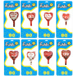 GLOBOS CORAZON 6"(PQTX25):
