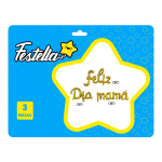 GLOBO FELIZ DIA MAMA CURSIVO DORADO(PQTX12):
