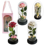 ROSA ENCAPSULADA CON LUZ: