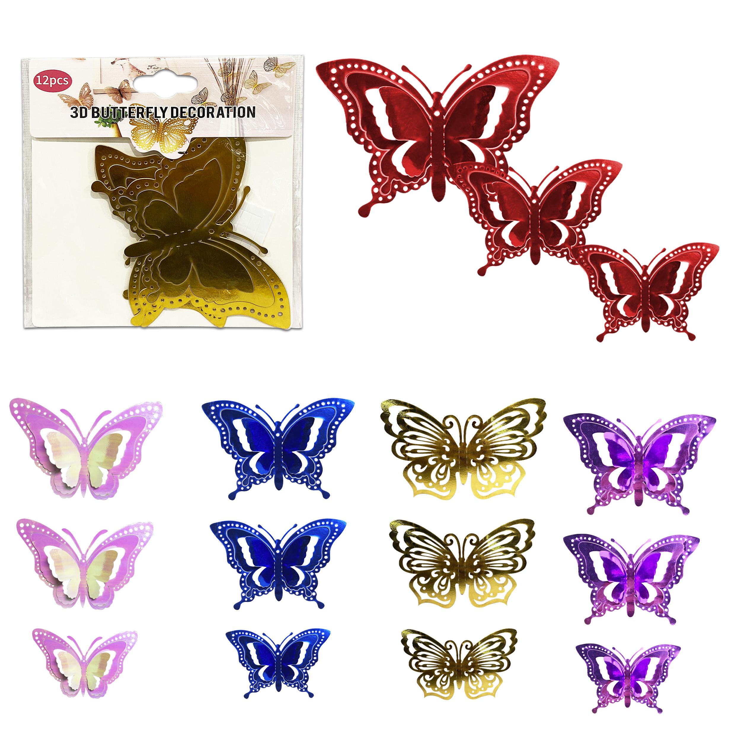 MARIPOSA DECORATIVA X12 (PQTX12)