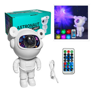 LAMPARA PROYECTORA ASTRONAUTA CON BLUETOOTH,