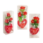 ROSAS CON CORAZON FELIZ DIA EN ACETATO: