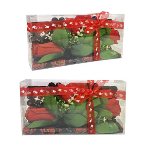 ADORNO ROSAS X3 EN BLISTER: