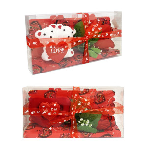 ROSAS CON OSO/CORAZON FELIZ DIA EN ACETATO: