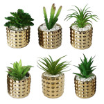 MATERA DECORATIVA DORADA: