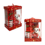 ROSAS CON OSO Y VASO EN ACETATO: