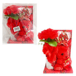 ROSAS CON OSO Y VASO EN ACETATO: