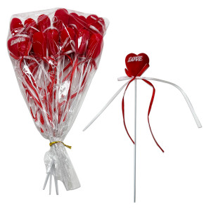 CORAZONES FELIZ DIA DECORATIVOS (PQTX12):