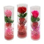 ROSA CON CORAZON EN ACETATO: