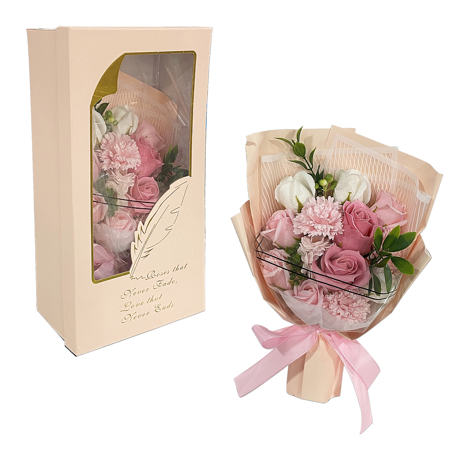 RAMO FLORES FELIZ DIA EN CAJA: