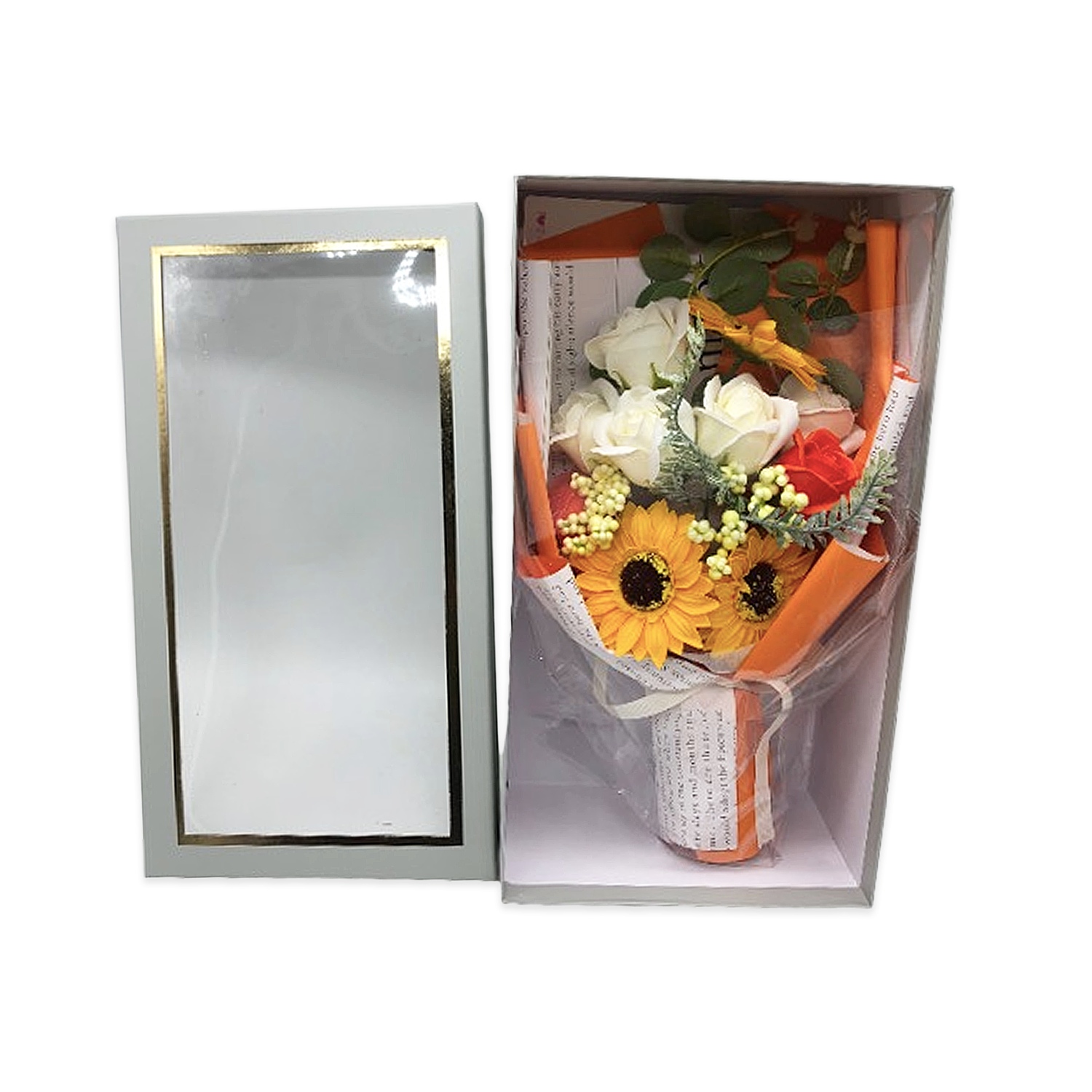 RAMO FLORES FELIZ DIA EN CAJA: