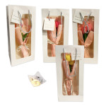 RAMO TULIPANES FELIZ DIA EN BOLSA DESARMADA (CJX10):