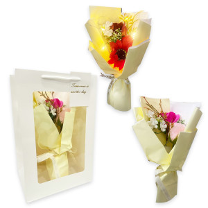 RAMO FLORES CON LUZ EN BOLSA DESARMADA (CJX5):