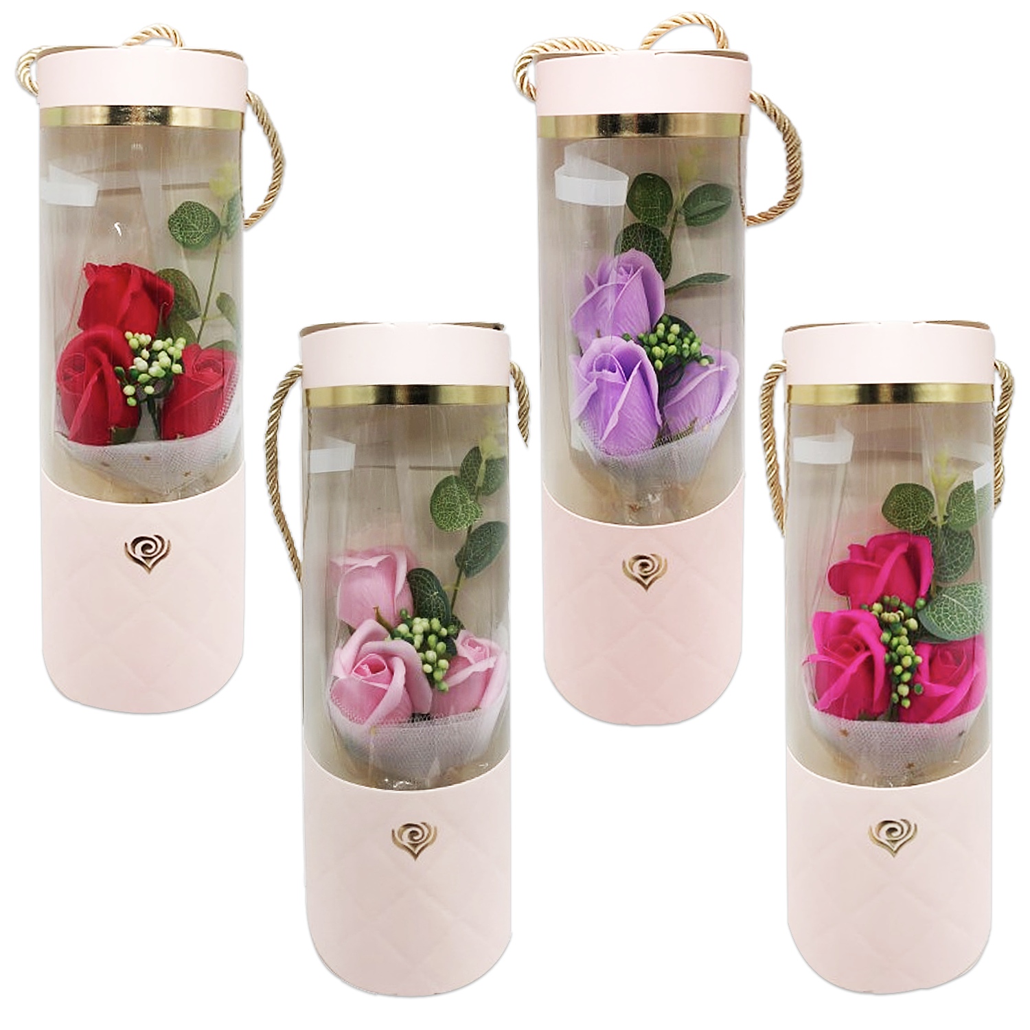 RAMO ROSAS FELIZ DIA EN CAJA (CJX12):