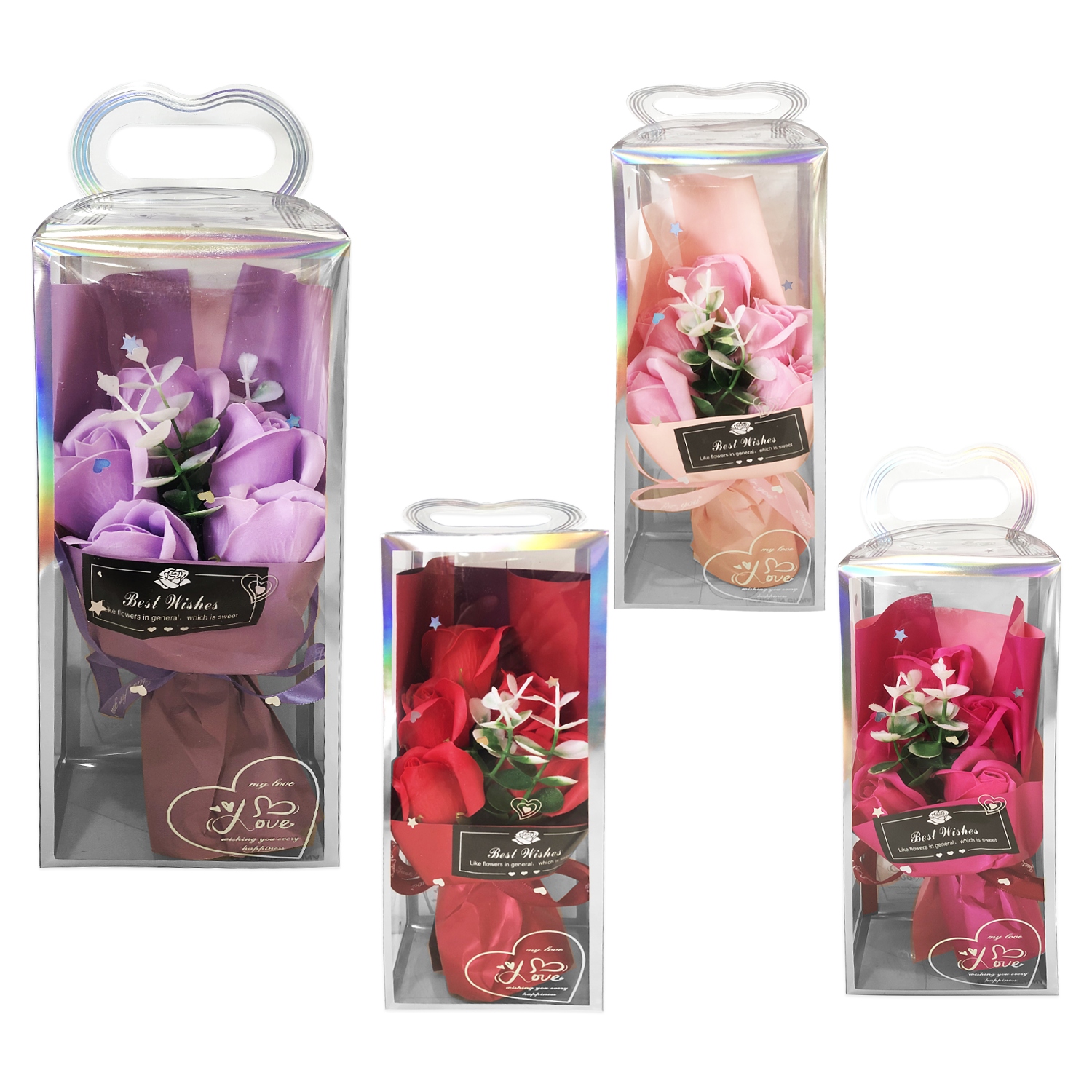 RAMO ROSAS EN ACETATO (CJX10):