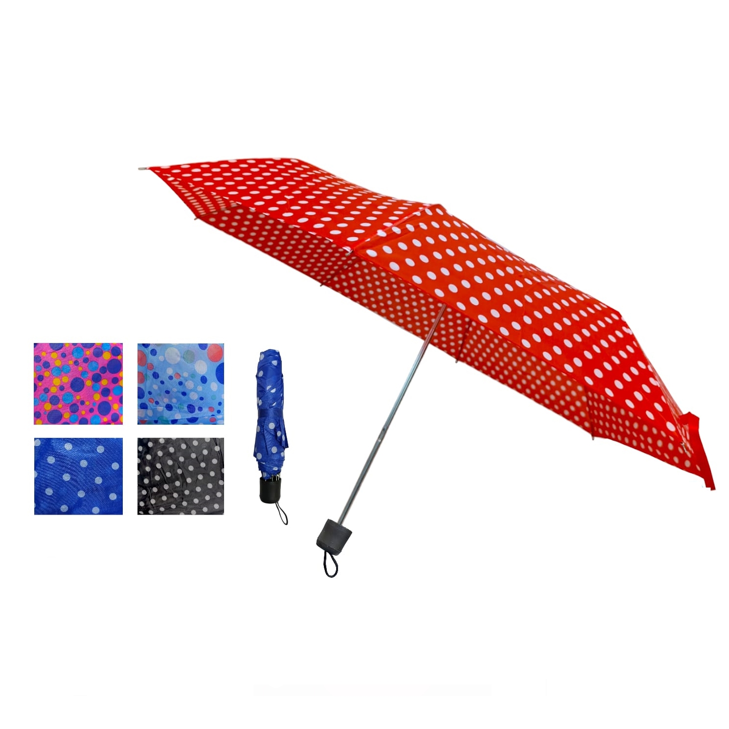 SOMBRILLA SECRETARIA ESTAMPADO PUNTOS 2D-1313-3