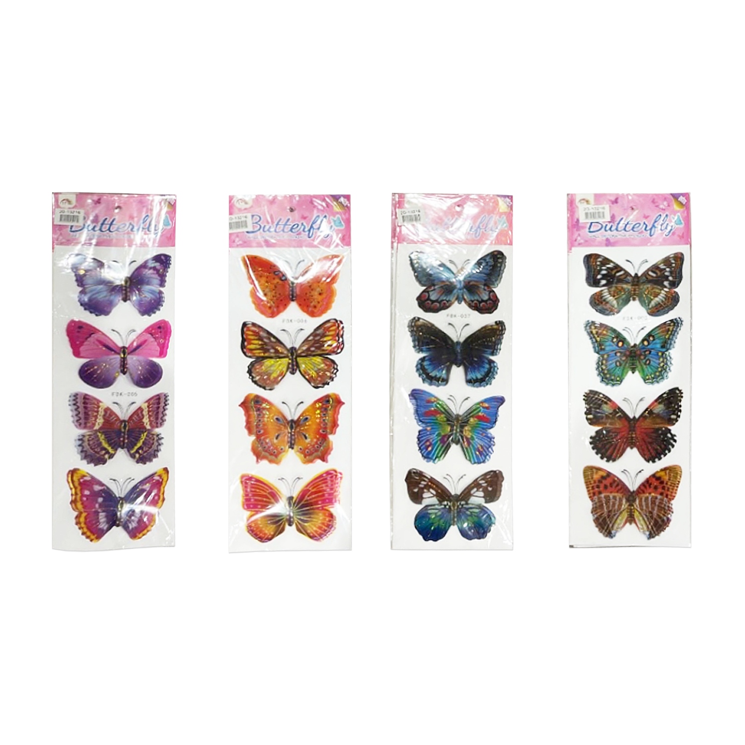 STICKER MARIPOSA X4 (PQTX10)