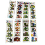 STICKER INFANTIL DINOSAURIO X4 (PQTX12)