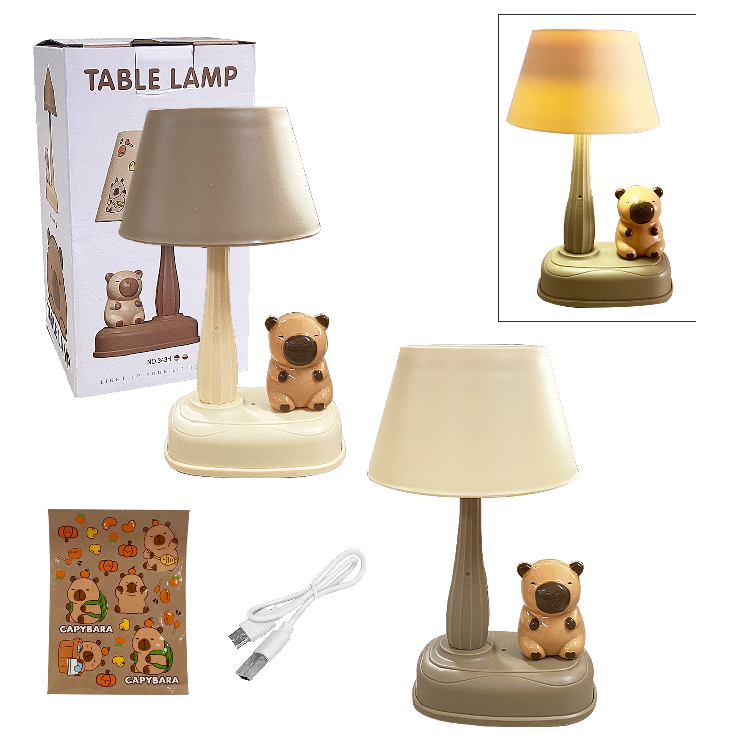 LAMPARA CAPIBARA RECARGABLE