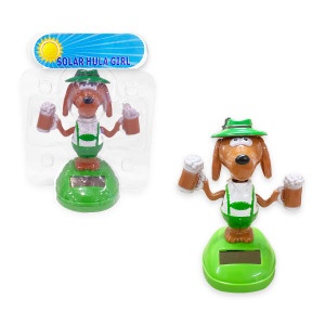 ADORNO SOLAR PERRO CON MOVIMIENTO