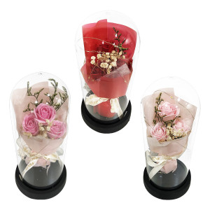 RAMO ROSAS ENCAPSULADAS FELIZ DIA: