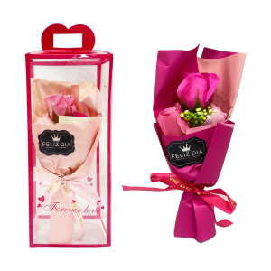 RAMO ROSAS FELIZ DIA EN ACETATO DESARMADO: