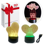 LAMPARA LED 3D: