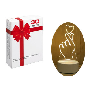 LAMPARA LED 3D: