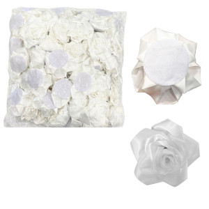 ROSA ETERNA BLANCA DE TELA (PQTX100)