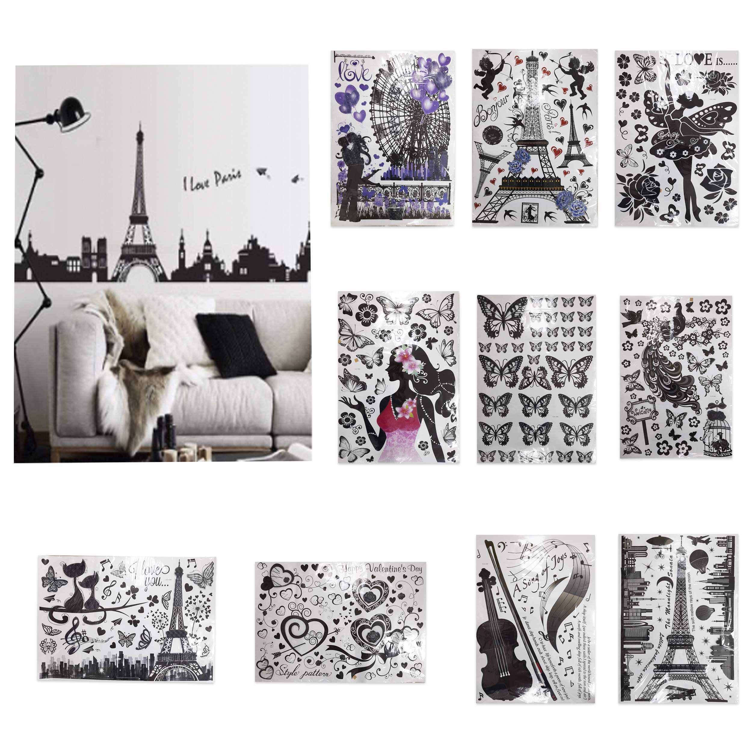 STICKER ADESIVO NEGRO