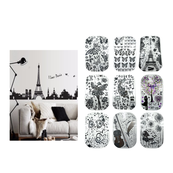 STICKER ADESIVO NEGRO