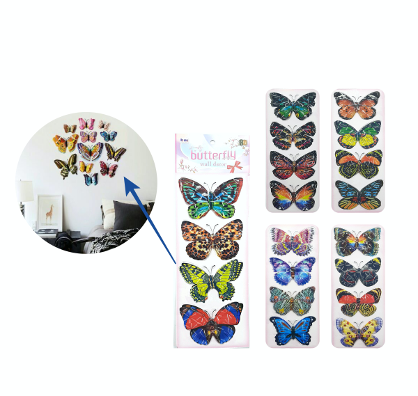 STICKER MARIPOSA PQ X4 (PQTX12)